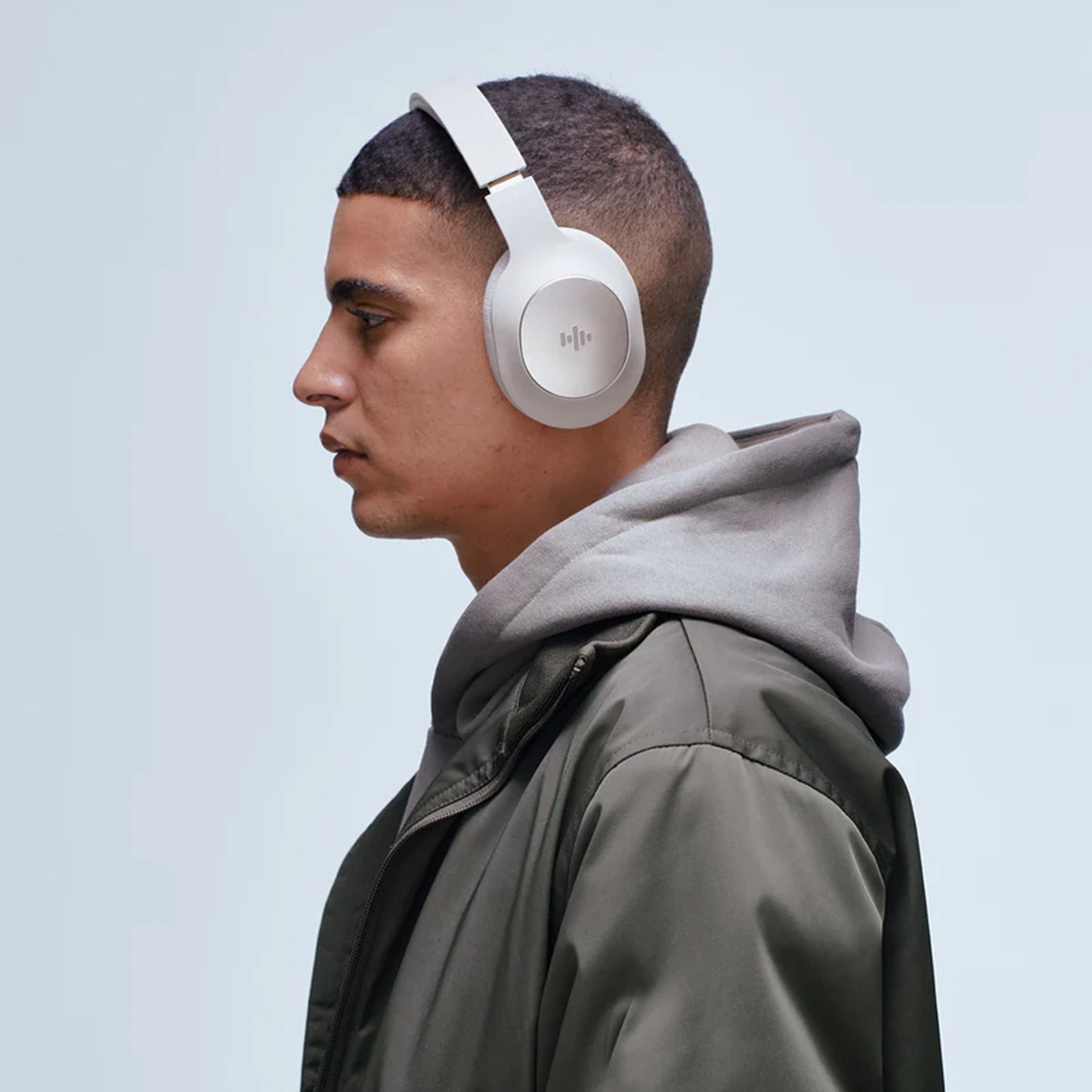 Wave Pro høretelefoner trådløs beige